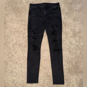 American Eagle Outfitters Black Skinny Jeans size 4 short